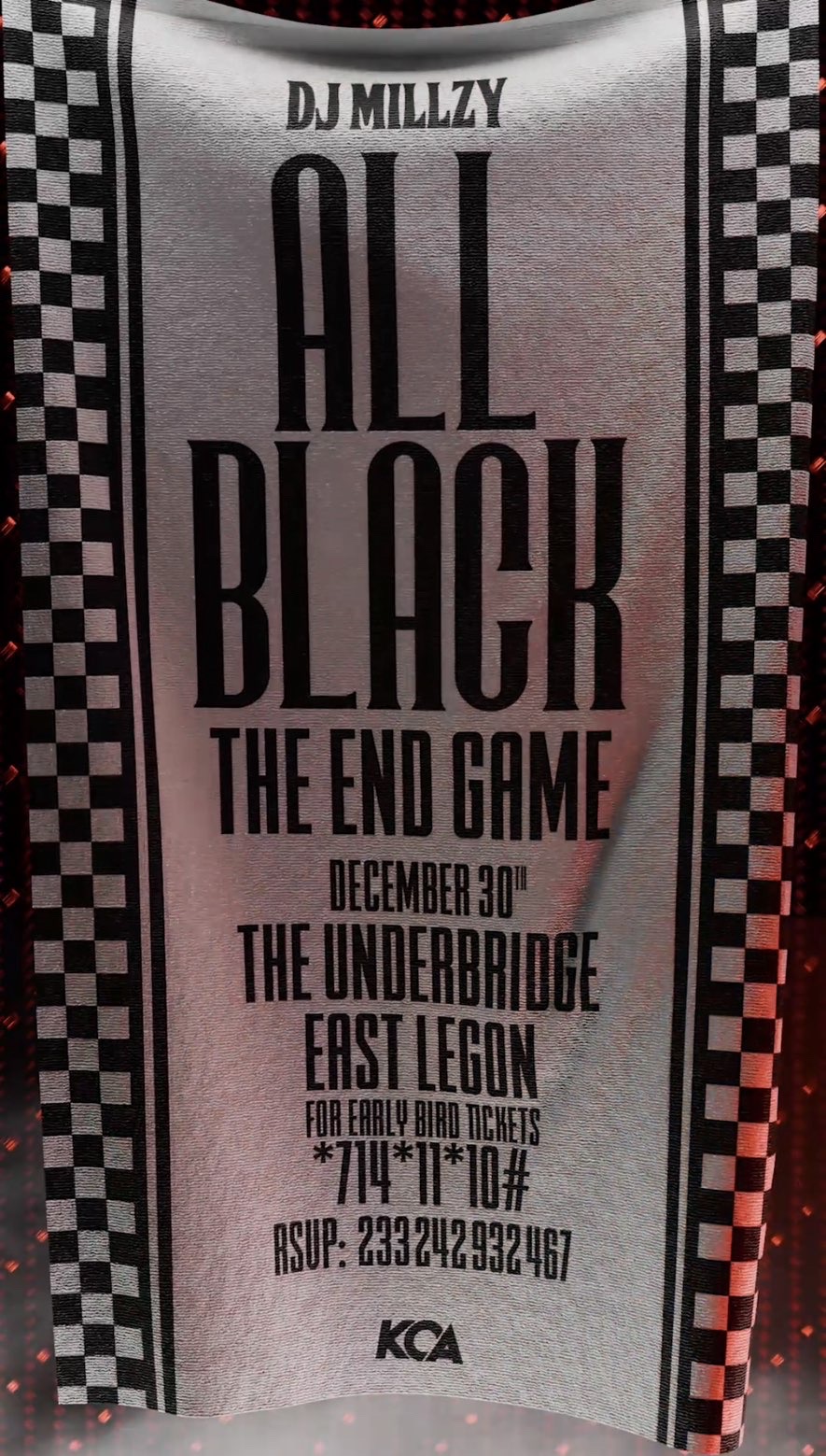 DJ MILLZY Black Party (THE END GAME)