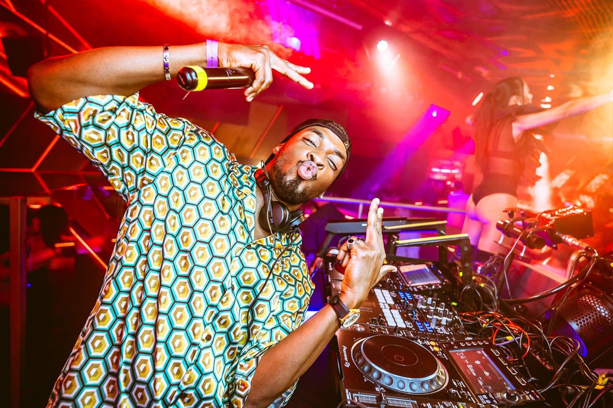 DJ MILLZY performing